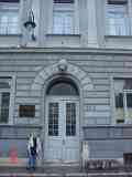 Lilly and the main entrance